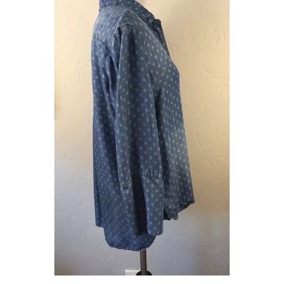 Anthropologie Cloth & Stone Tencel Top medium M - Picture 3 of 5